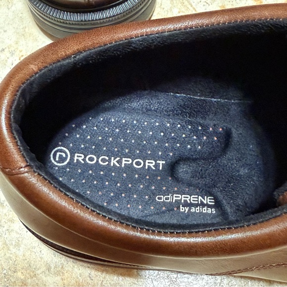 Rockport Men's Brown Leather Oxfords Size 10M ~ Great Condition - Picture 7 of 10